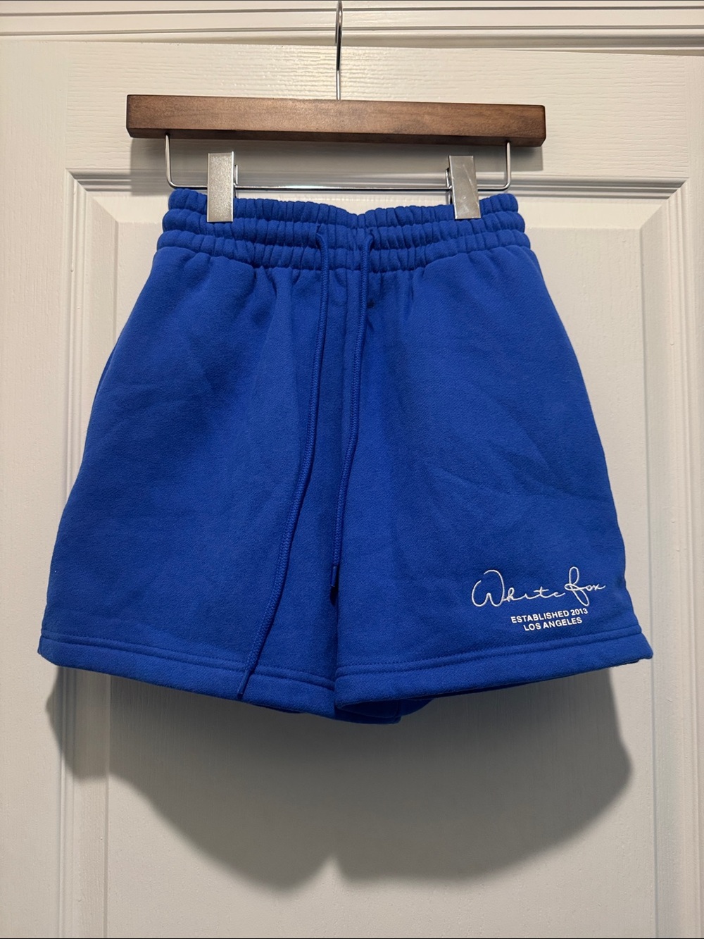 White Fox Check It Out lounge shorts